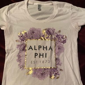 Alpha phi t shirt